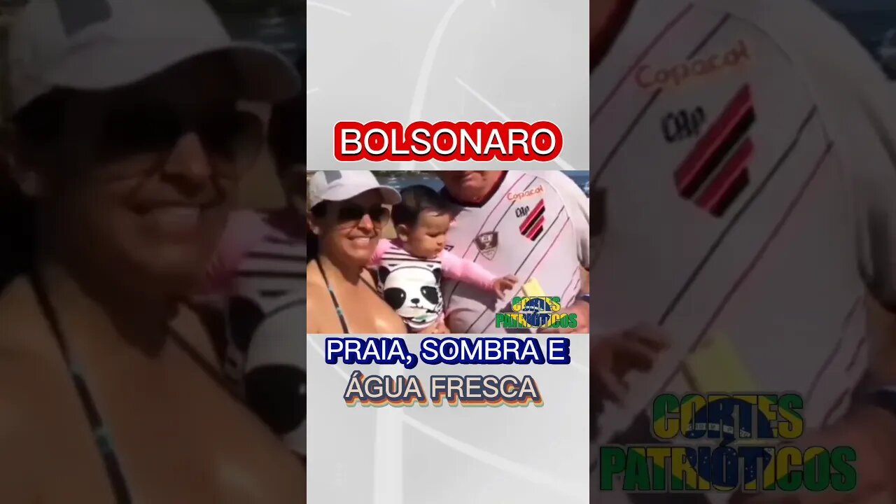 Bolsonaro curtindo a vida no feriadão