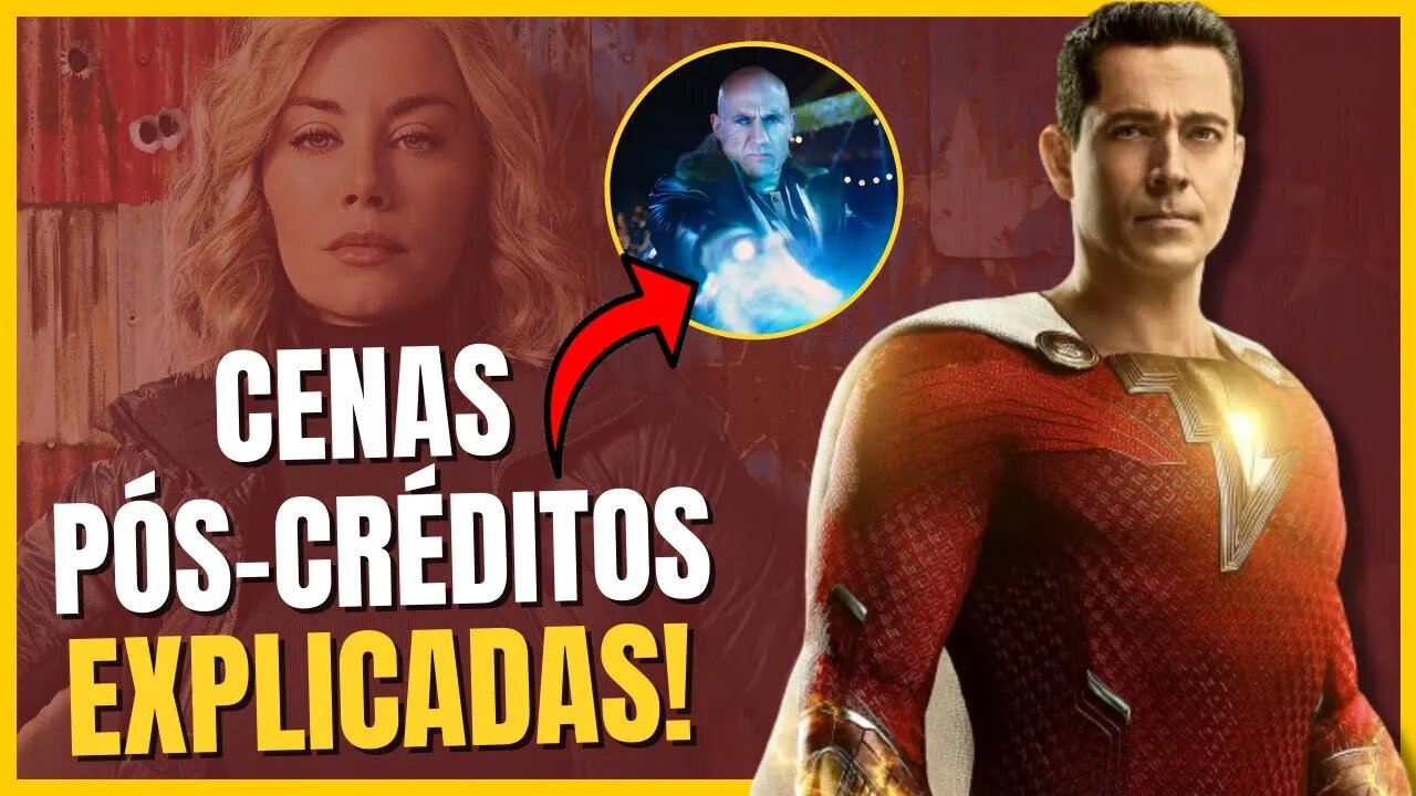 SHAZAM SOBREVIVE AO REBOOT DO DCU? CENAS PÓS-CRÉDITOS EXPLICADAS! | FÚRIA DOS DEUSES