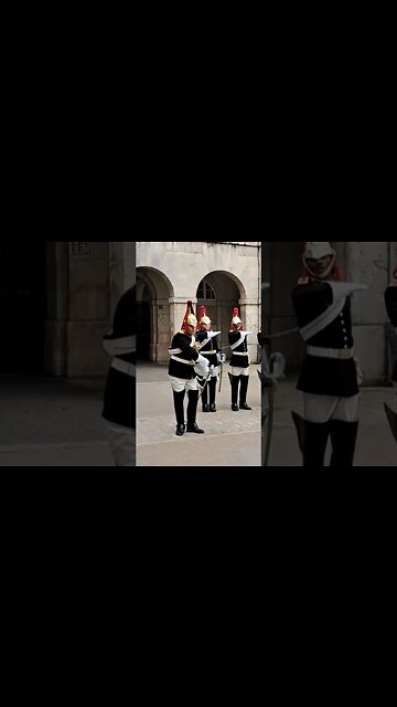 Sword and butter fingers #horseguardsparade