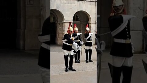 Sword and butter fingers #horseguardsparade