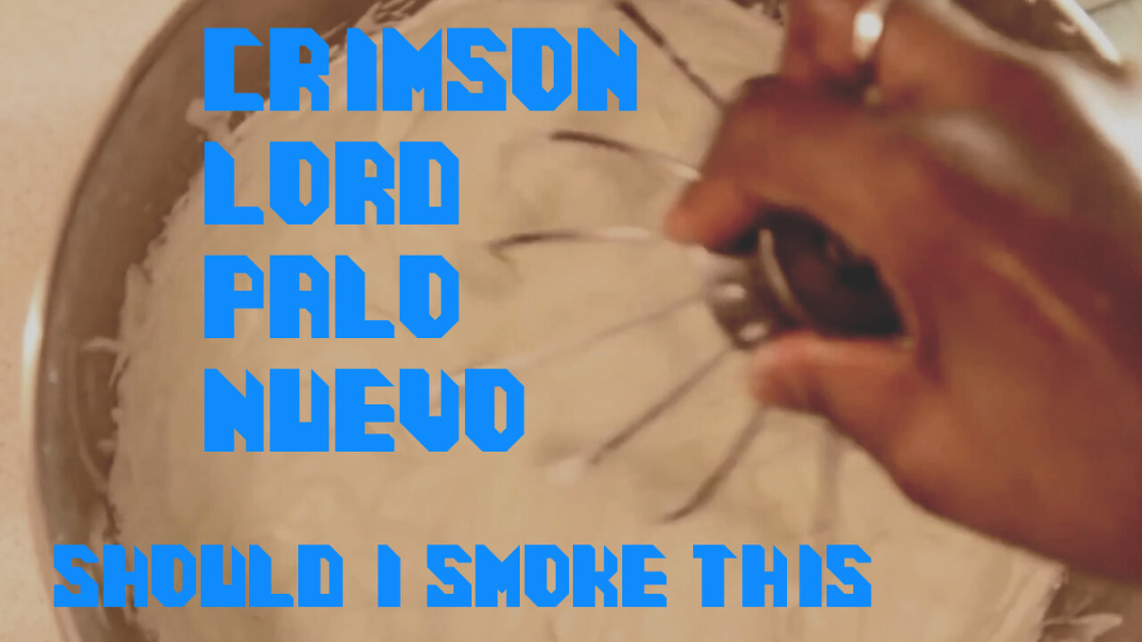 60 SECOND CIGAR REVIEW - Crimson Lord Palo Nuevo