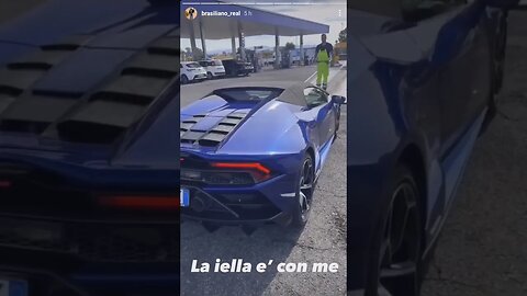 Il Brasiliano BUCA il LAMBORGHINI *COSTOSO* #auto #bikelife #king #bike #bikelove #motovlog #tuning