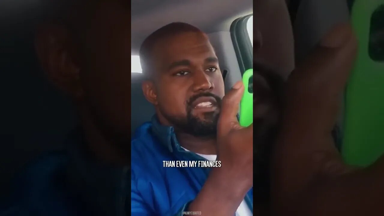 Kanye says his voice is more powerful than money