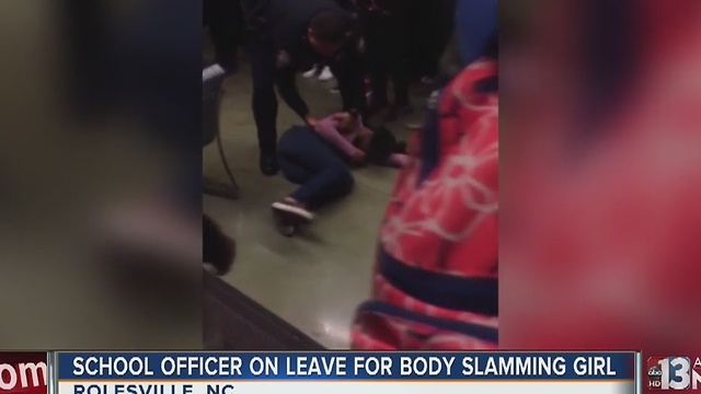 School resource officer body slams girl