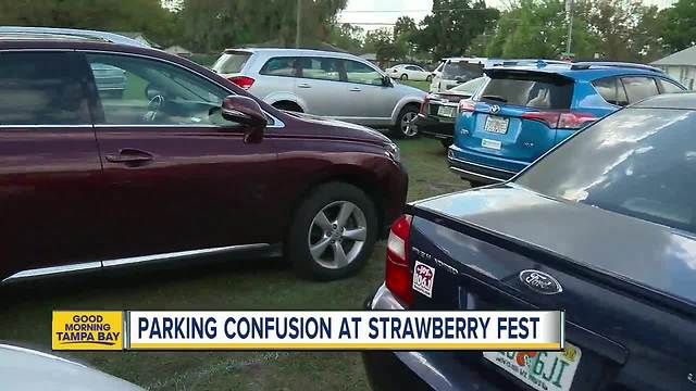 Hundreds of people forget where they parked at the Florida Strawberry Festival each year