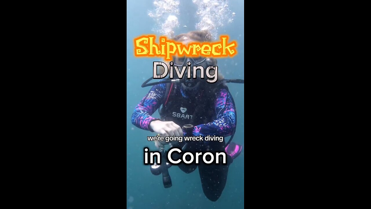 Shipwreck Scuba Dive in Coron, Philippines