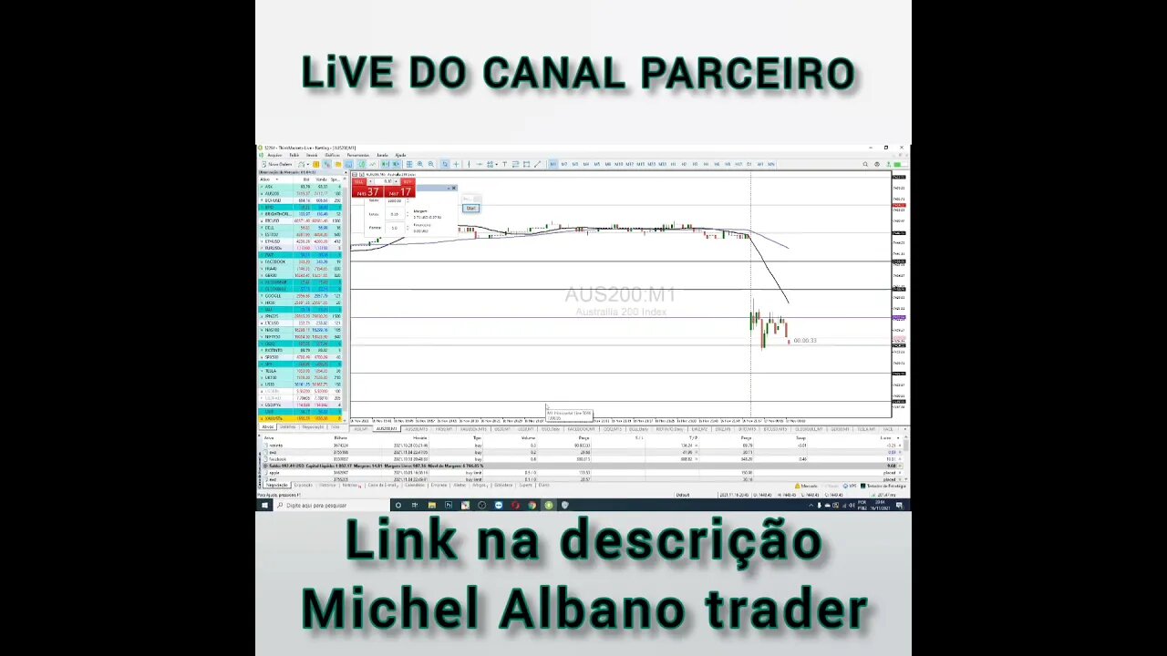 MICHEL ALBANO TRADER - AUS200 / SETUP DELL MMS80/20 CORTES