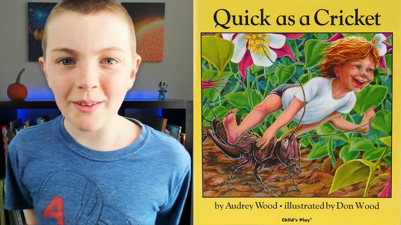 Kids Book Read Aloud by Cameron | Quick As A Cricket