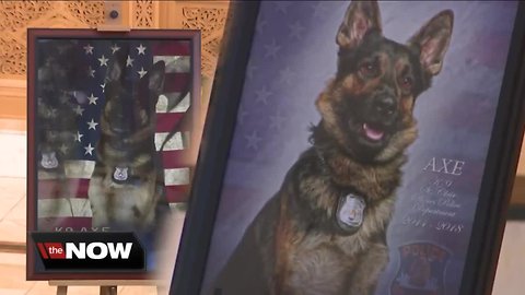 Memorial service for fallen K-9 Officer Axe