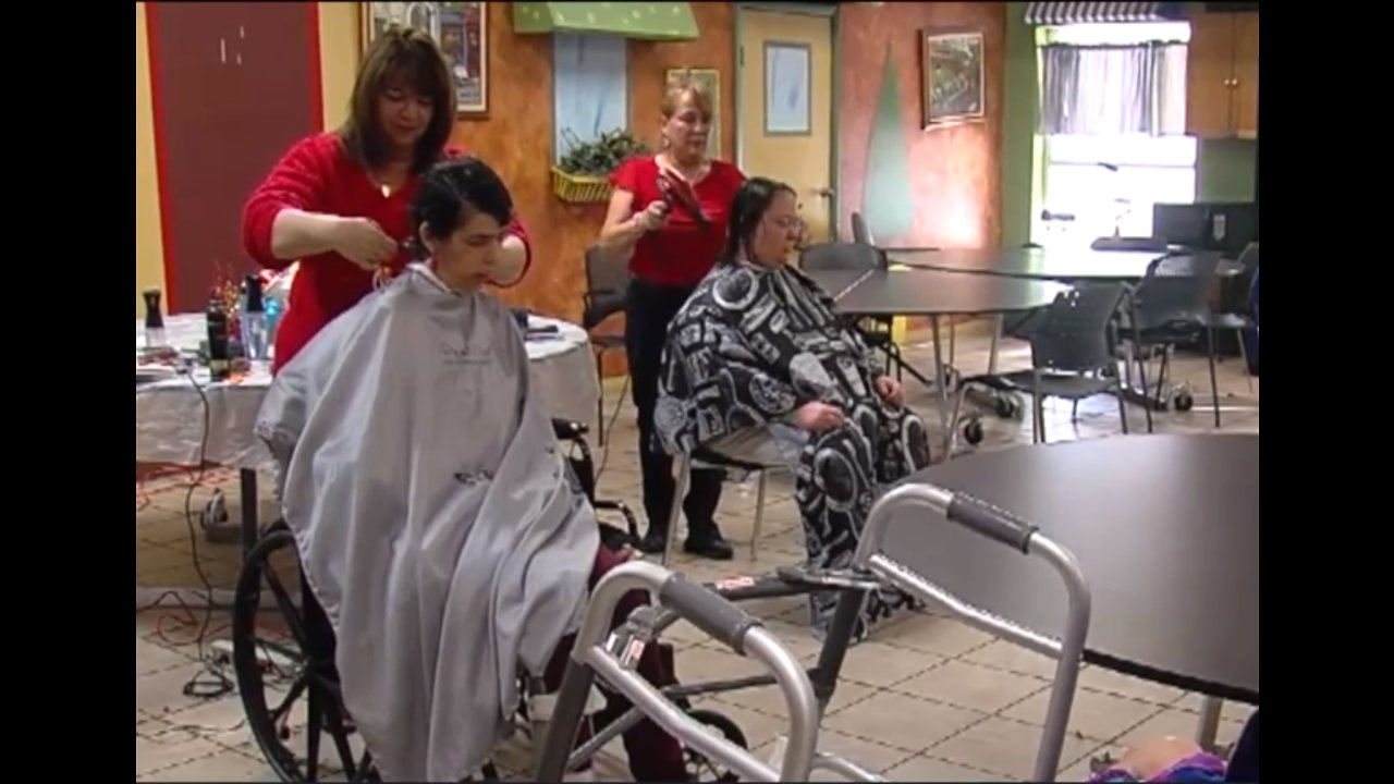 Free haircuts for the disabled at Seagull Services