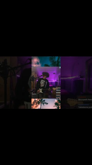 last minute behind the head Shred for the twitch fam 🤘 #guitar #twitch #bluesguitarist #bobdylan