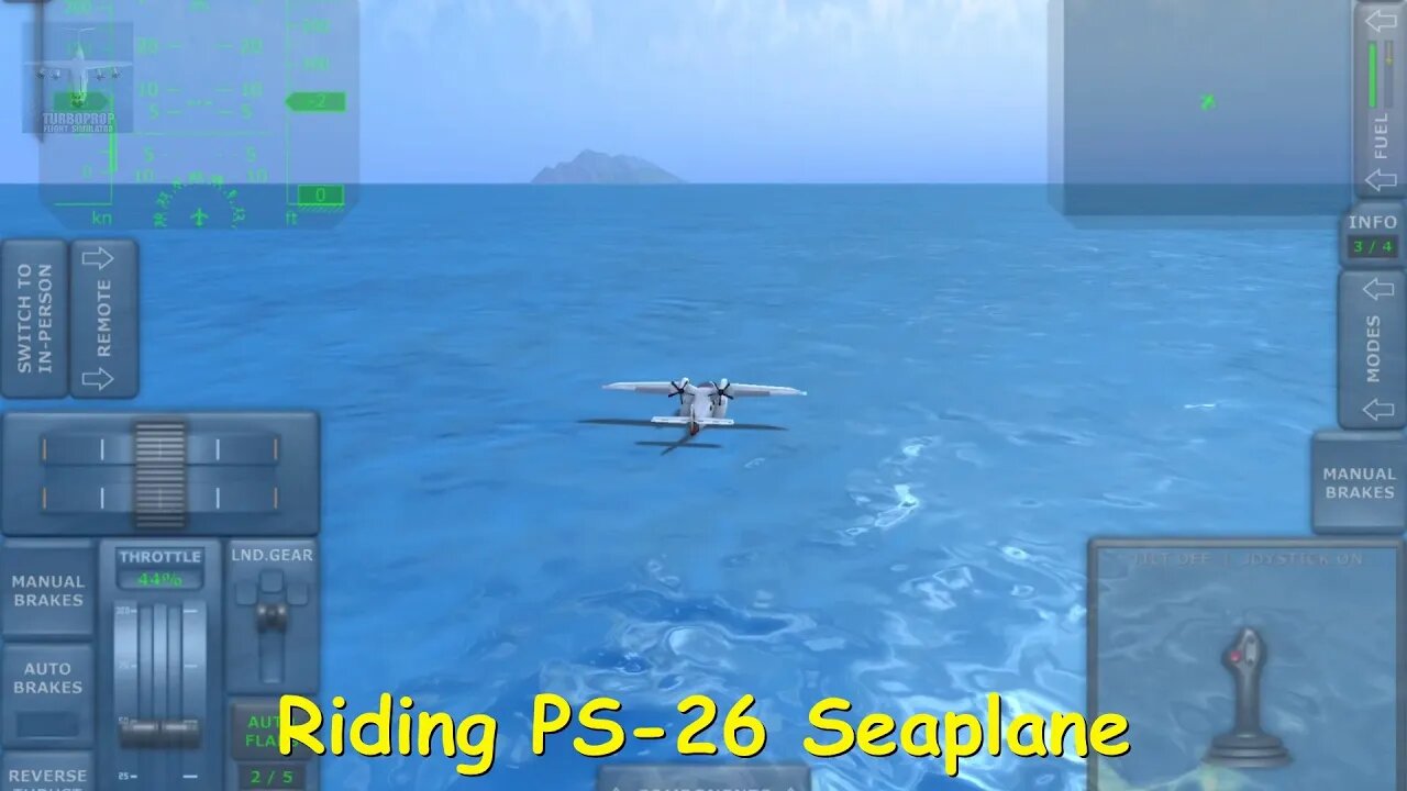 Riding PS-26 on the Water from Main Island to Archipelago | Turboprop Flight Simulator