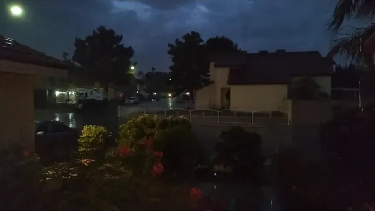 Nice. Spontaneous Vegas monsoon