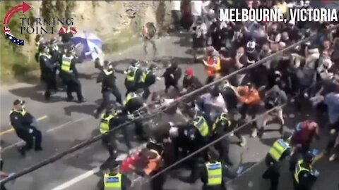 🚨 PROTESTERS SMASH THROUGH POLICE LINE ⚔️ MELBOURNE, VICTORIA 🇦🇺 | AUSTRALIA