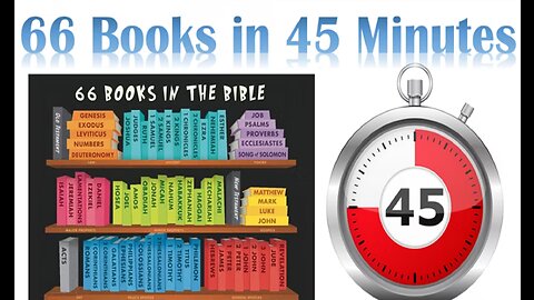 66 Books In 45 Minutes - 8/6/2023 with Pastor Paul Blair