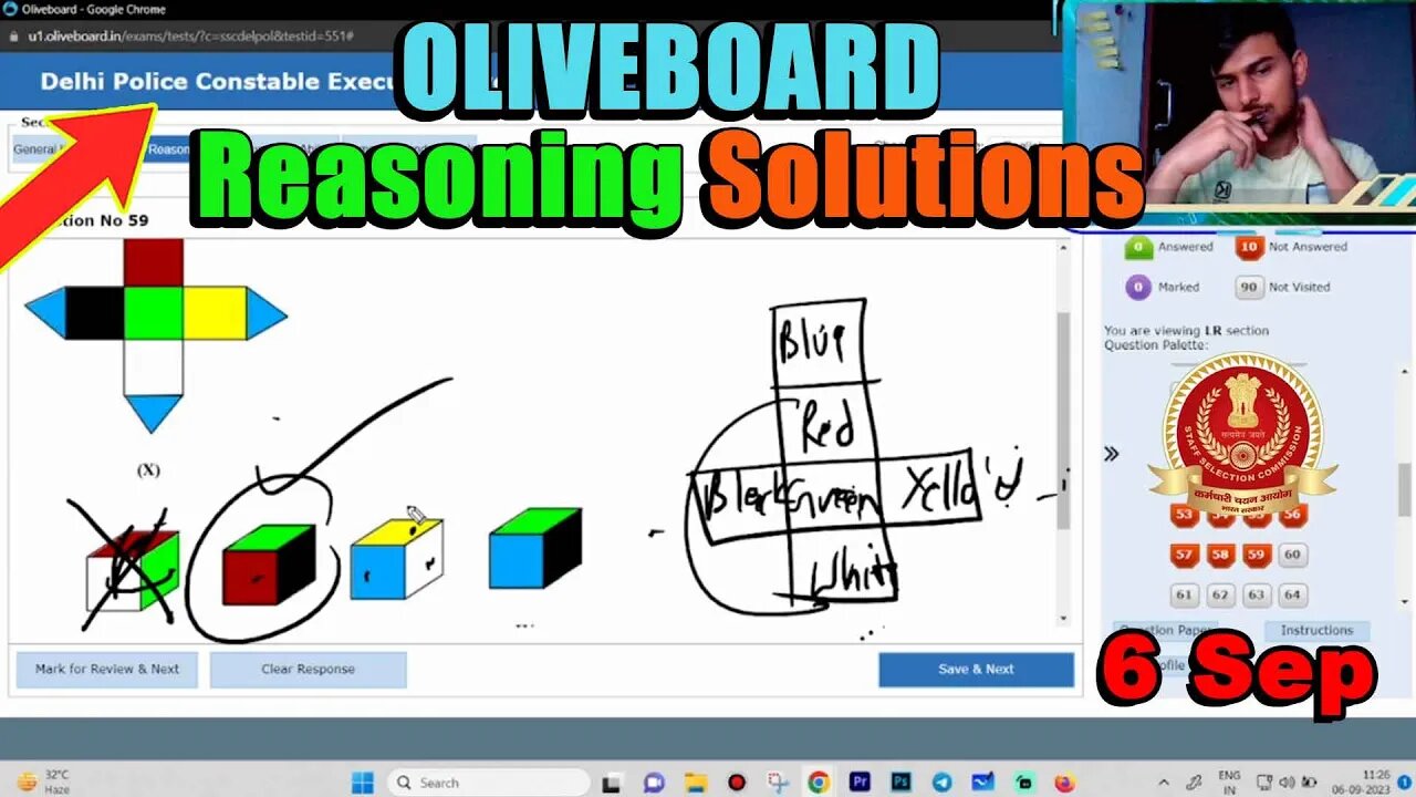 🔥 Reasoning Solutions SSC Delhi Police Constable Oliveboard 6 Sep | MEWS Maths #ssc #oliveboard