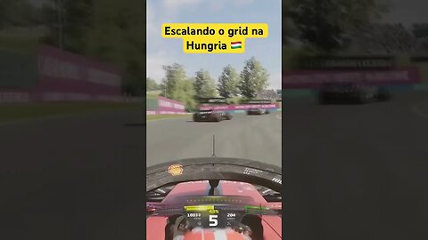 ESCALANDO O GRID NA HUNGRIA #automobilismovirtual #f123game #gphungria #shorts