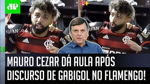 "A gente NÃO PODE TRATAR isso como..." Mauro Cezar DÁ AULA após discurso de Gabigol no Flamengo!