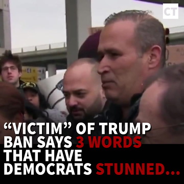 Victim Of Trump Ban Says 3 Words