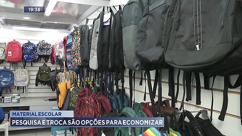 Material Escolar: Pesquisa e Troca são Opções para Economizar.