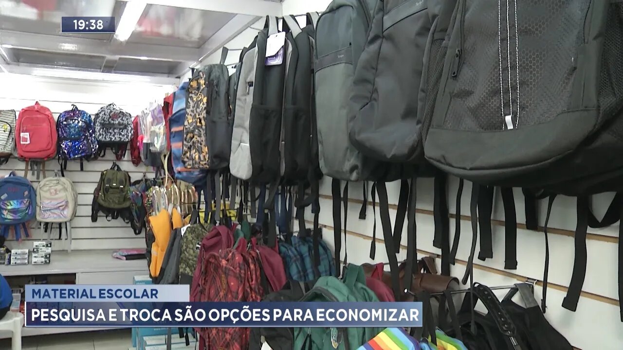 Material Escolar: Pesquisa e Troca são Opções para Economizar.
