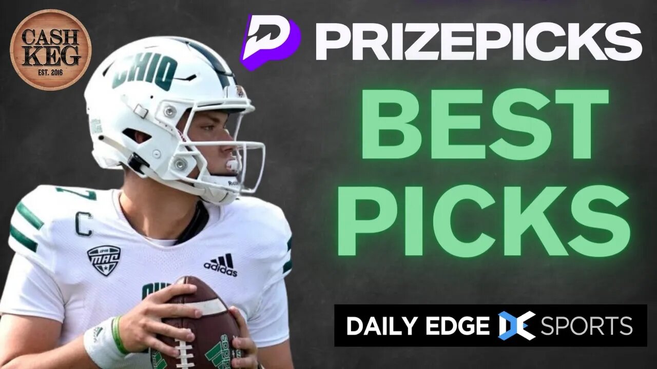 CFB PRIZEPICKS WEEK 0 | PROP PICKS | SATURDAY | 8/25/2023 | BEST BETS | CFB DAILY EDGE SPORTS