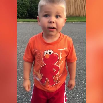 A Tot Boy Says When He Grows Up He Is Going To Play A Tuba