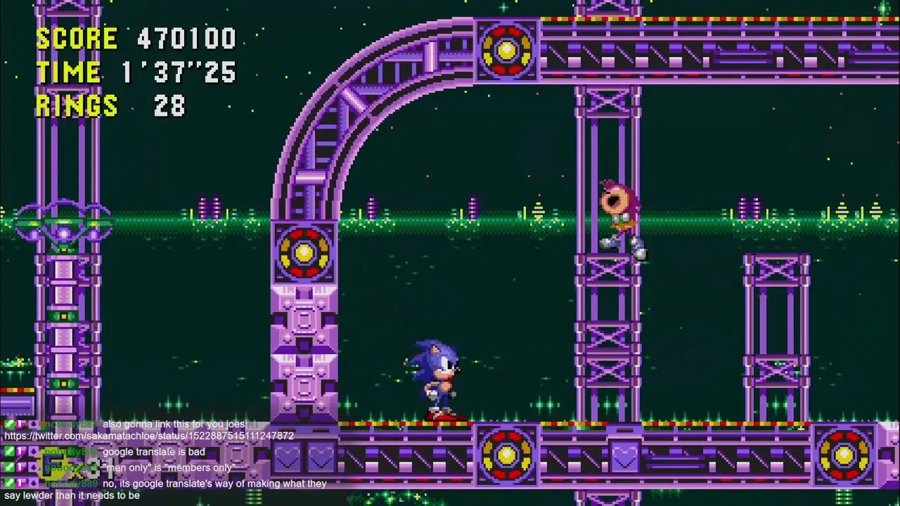 Sonic CD - Don't want no hugs