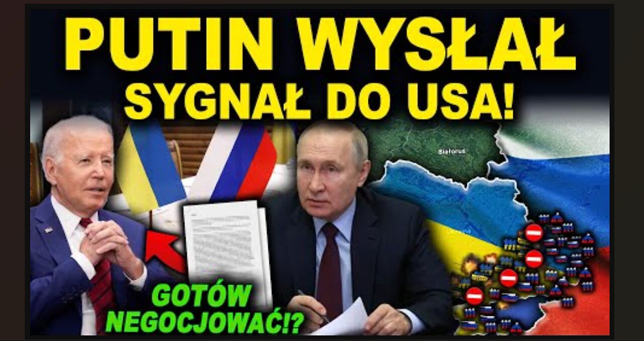 "ROSJA JEST GOTOWA NA NEGOCJACJE!" - doniesienia Bloomberga