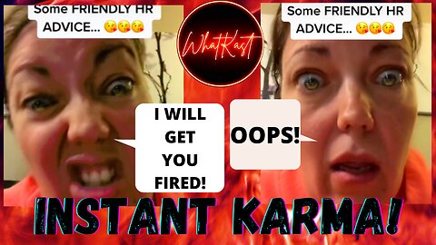 CRAZY WOKE CRINGE HR LADY GETS INSTANT KARMA!