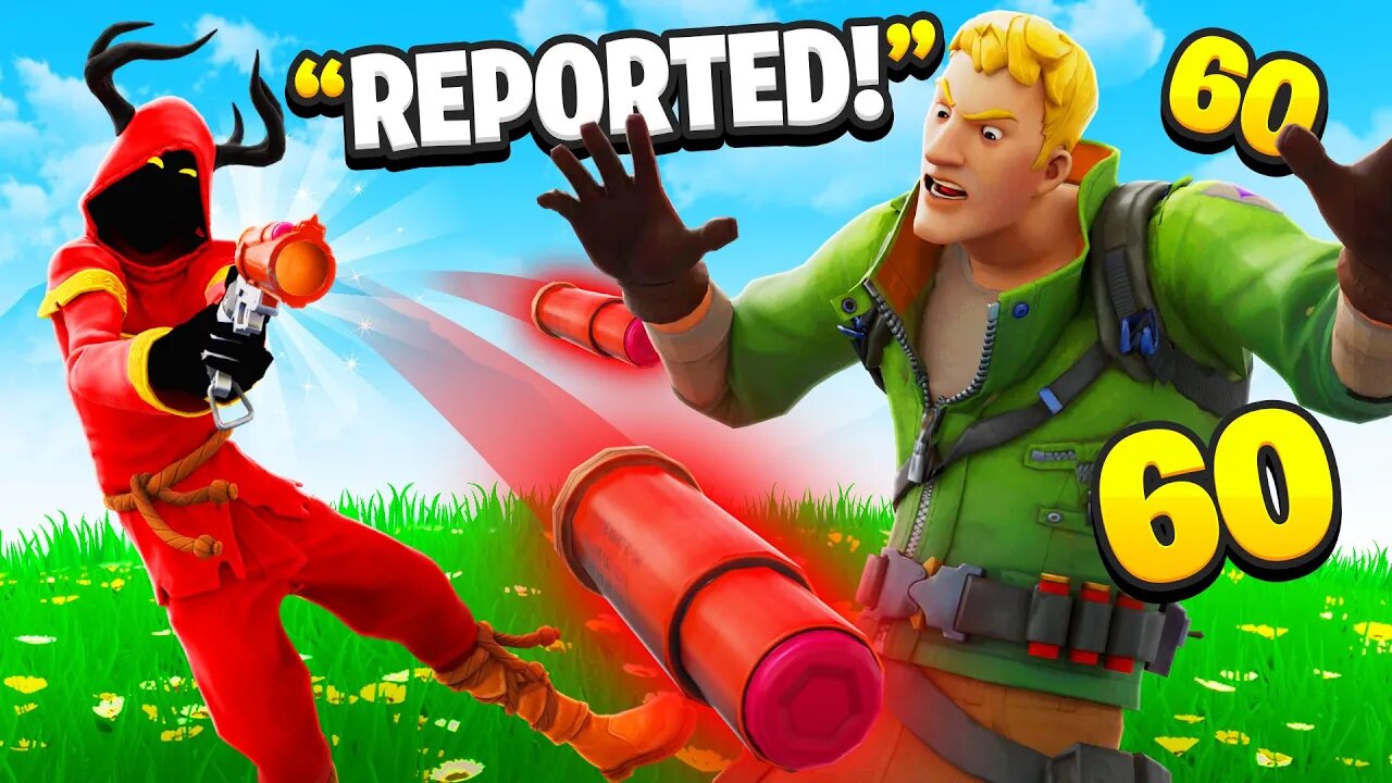 I Trolled Him With NEW Flare Gun In Fortnite