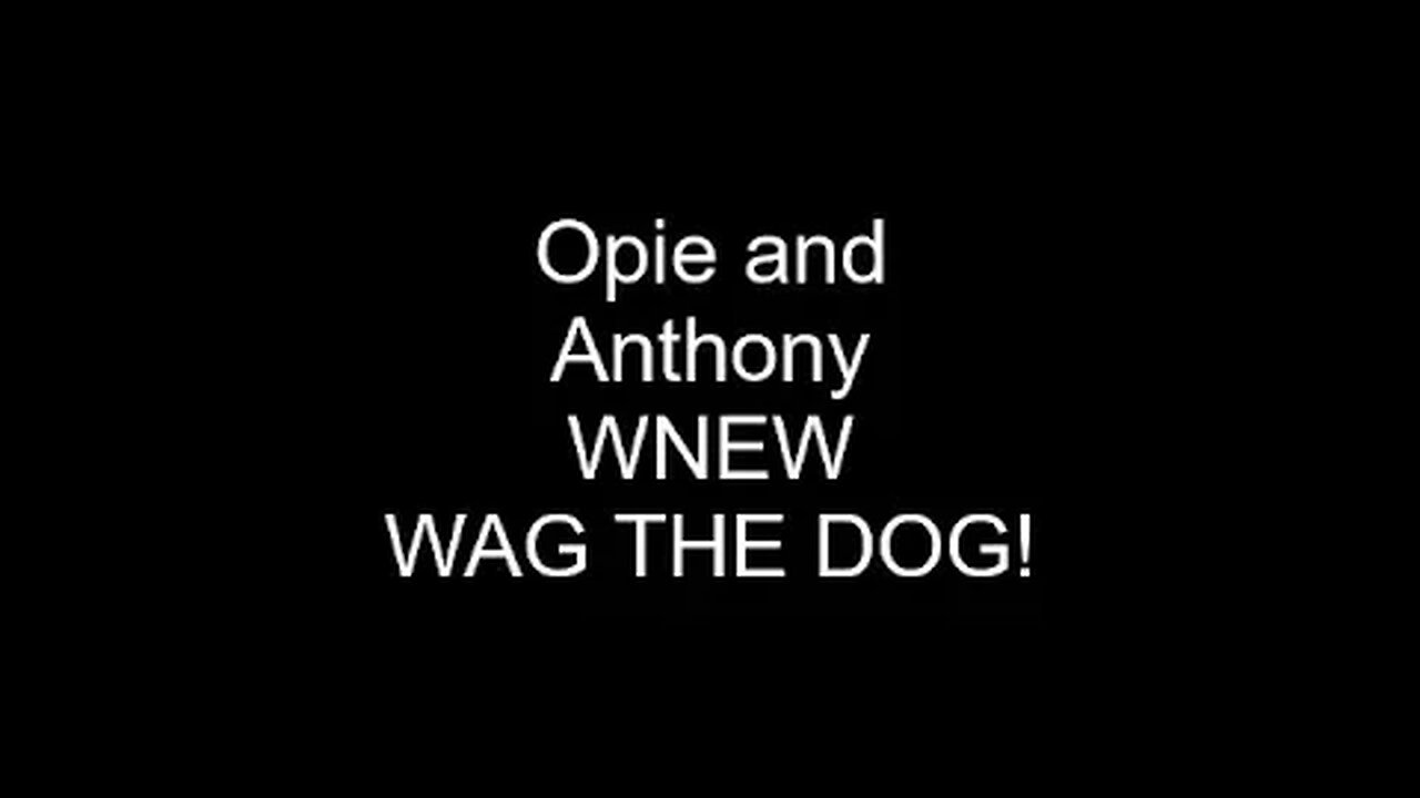 Opie and Anthony: "What's up, man!" 12/16/1998