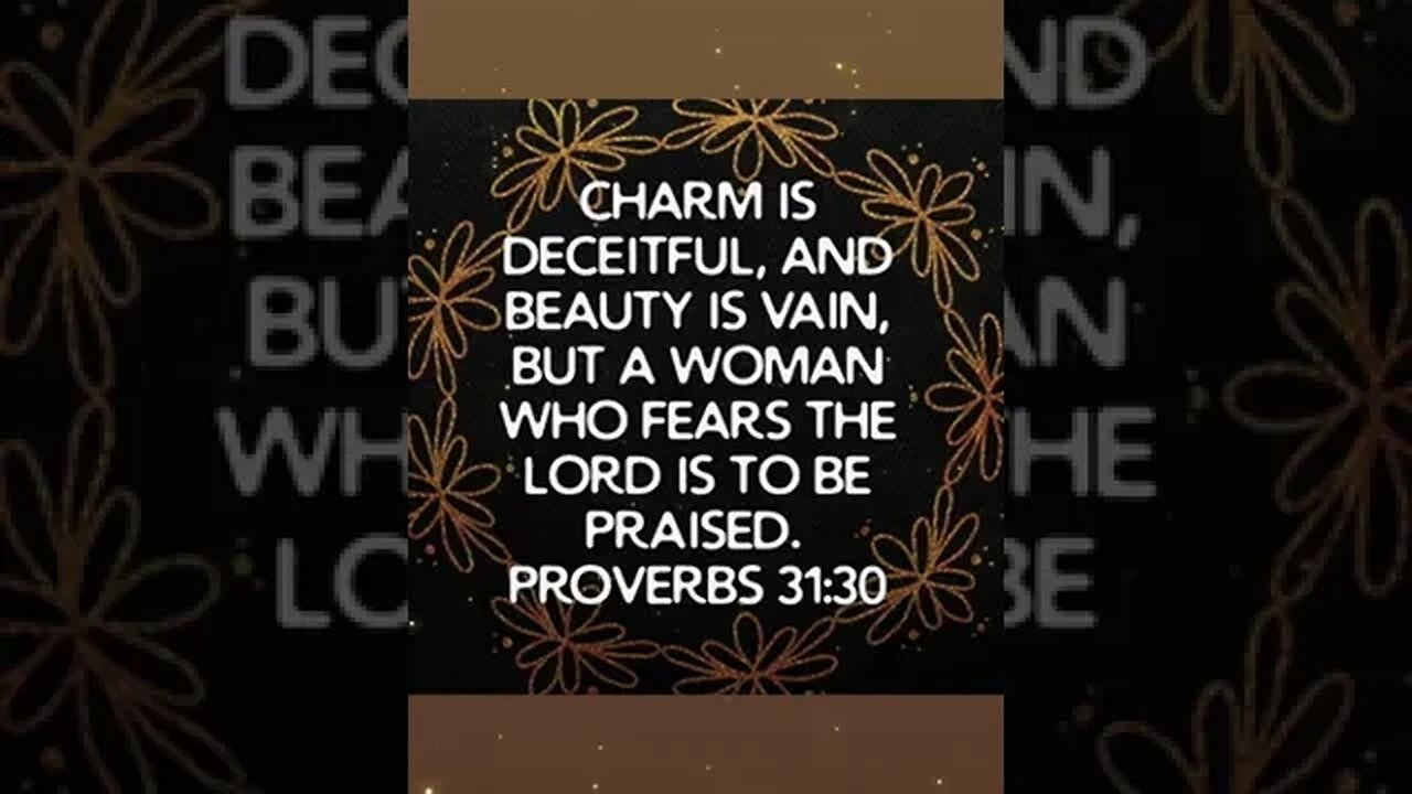 Proverbs 31:30