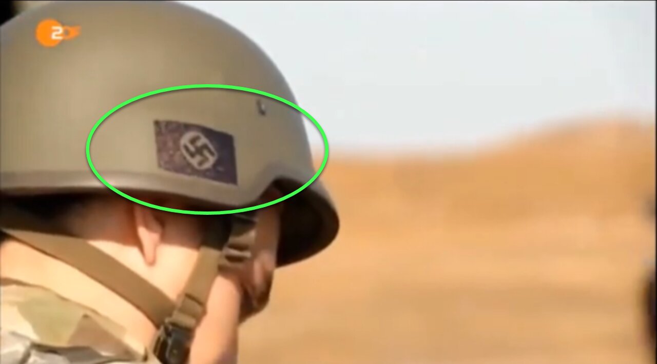 German ZDF news channel shows Azov Battalion soldiers with Nazi symbols