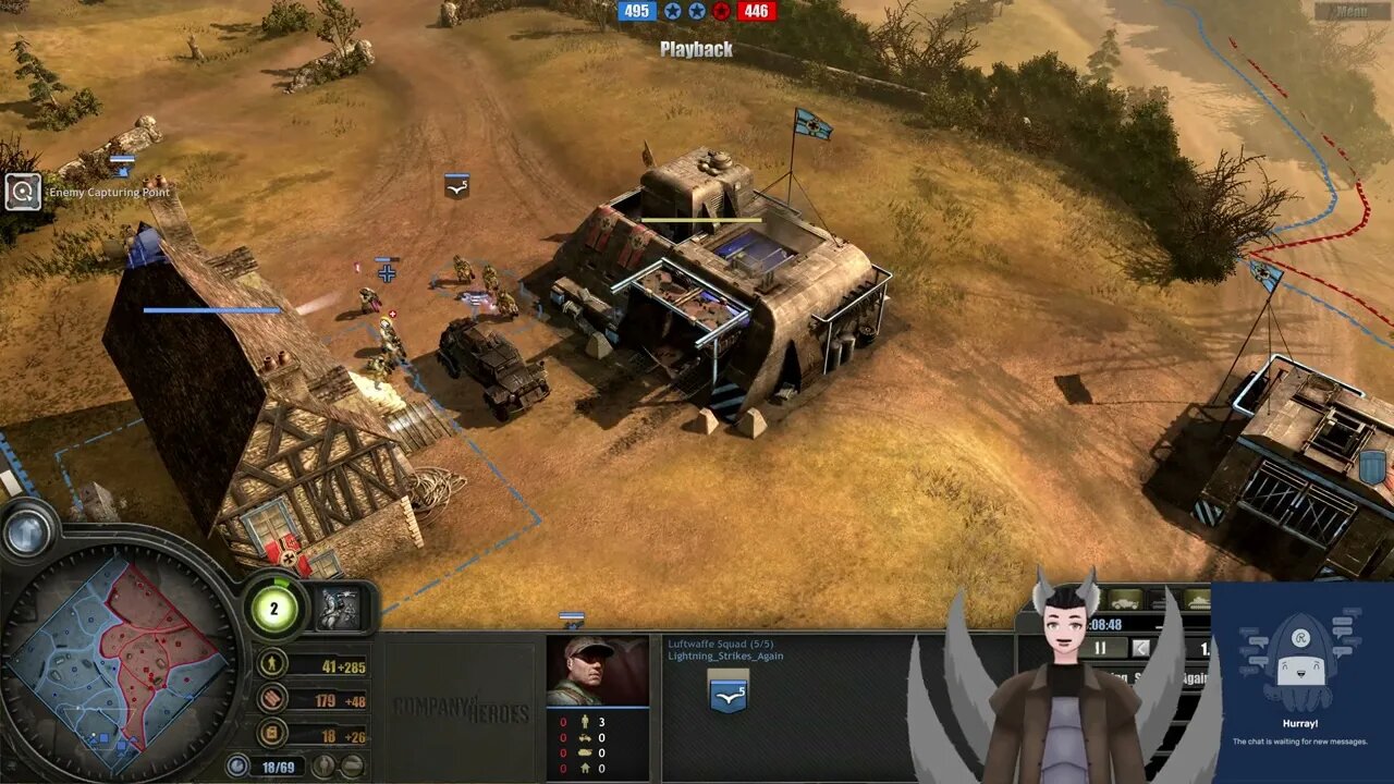 Lightning Strikes Again (Panzer Elite) vs XcomReborn (British) || Company of Heroes 1