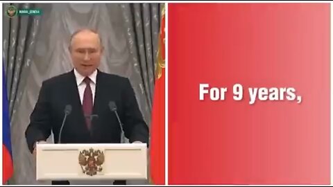 Putin warns the west 9 years ago