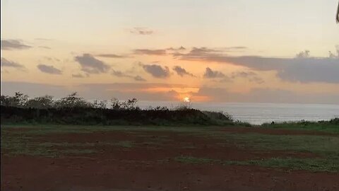 HAWAIIAN WINTER SOLSTICE SUNSET FROM WEST KAUA’I