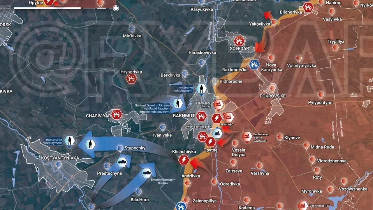 Ukraine Russian War Chronicle, Rybar Map for December 20, 2022 Desertion Is Growing in Ukraine