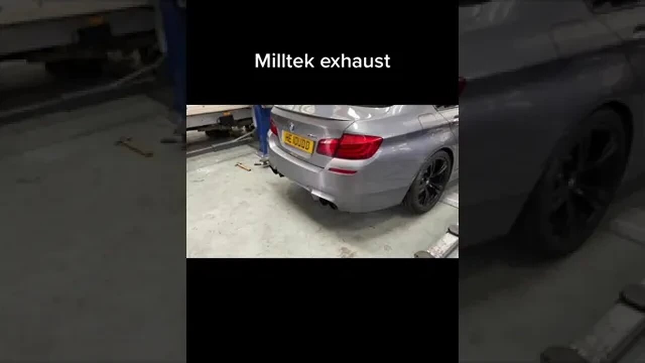 MILTEK EXHAUST ON BMW M5 F10 SOUNDS LIKE ROCKET