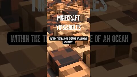 Minecraft Tips and Rules \ EP 30 | #shorts #minecraft