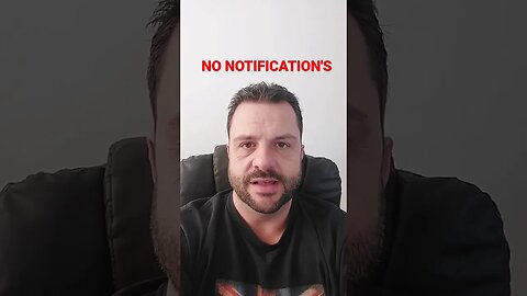 NO NOTIFICATION'S