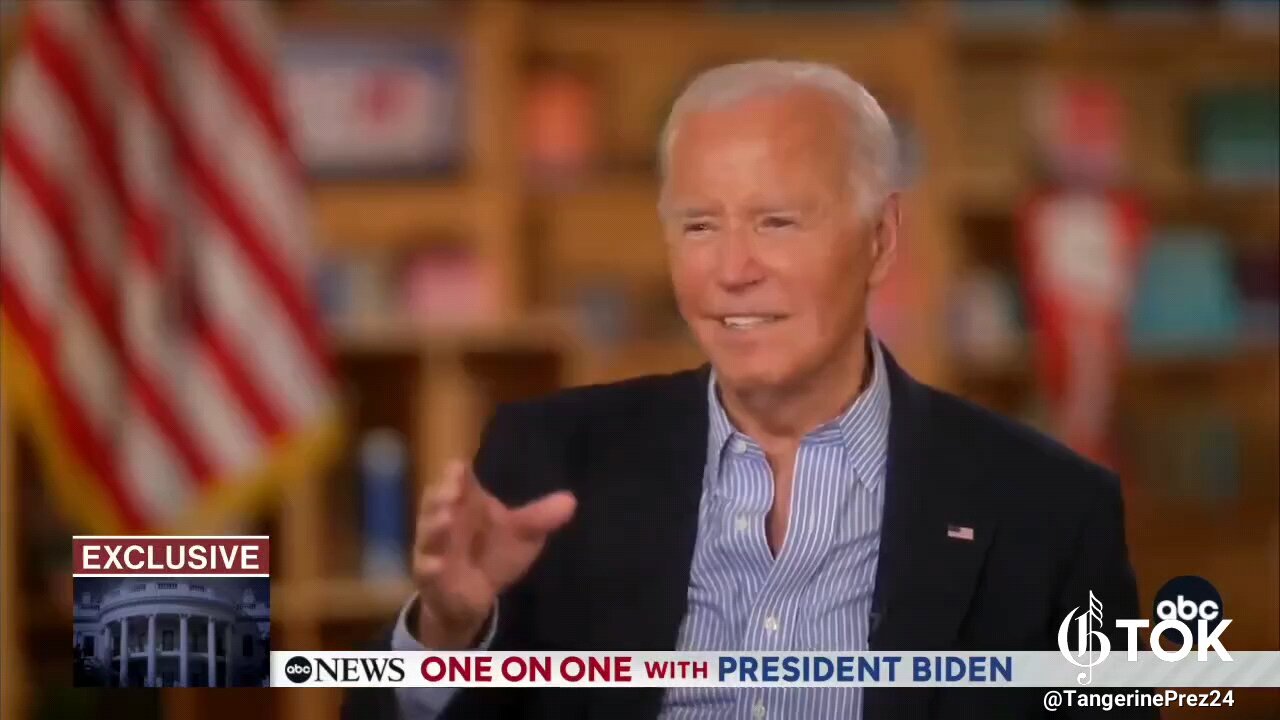 Joe won't step out of the race unless God tells him to step aside