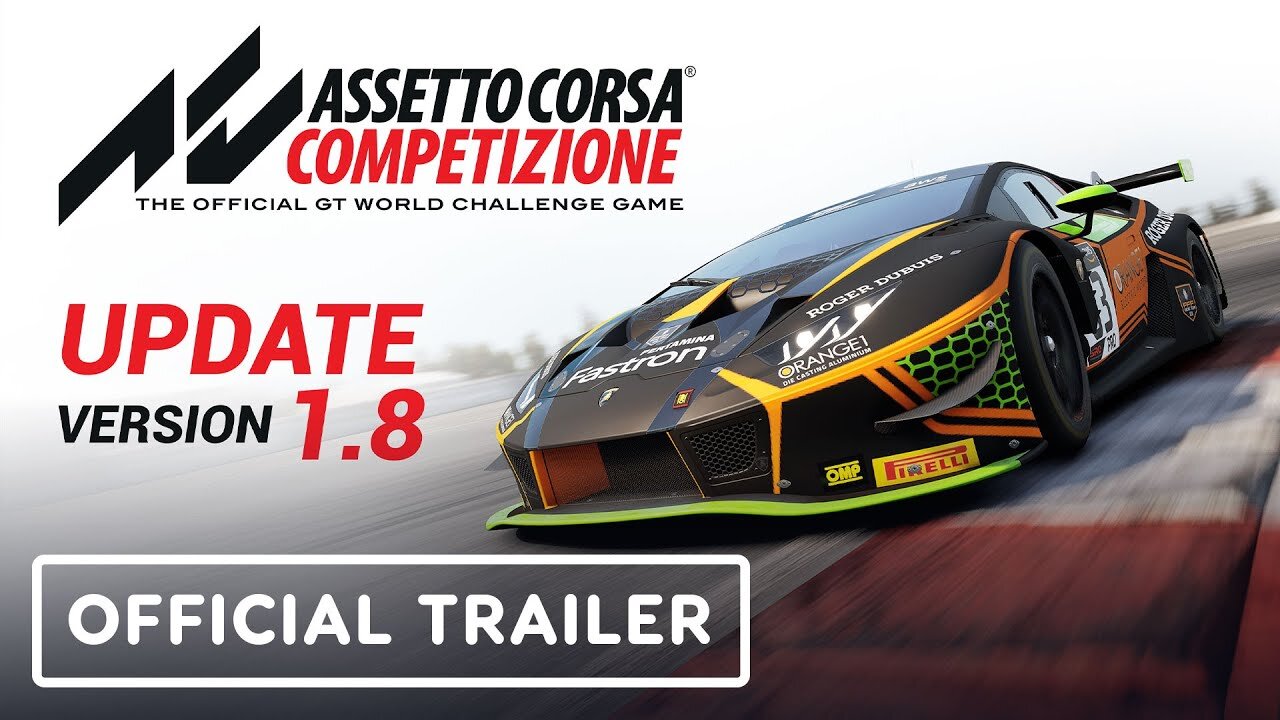 Assetto Corsa Competizione - Official 1.8 Update Trailer | TGS 2022