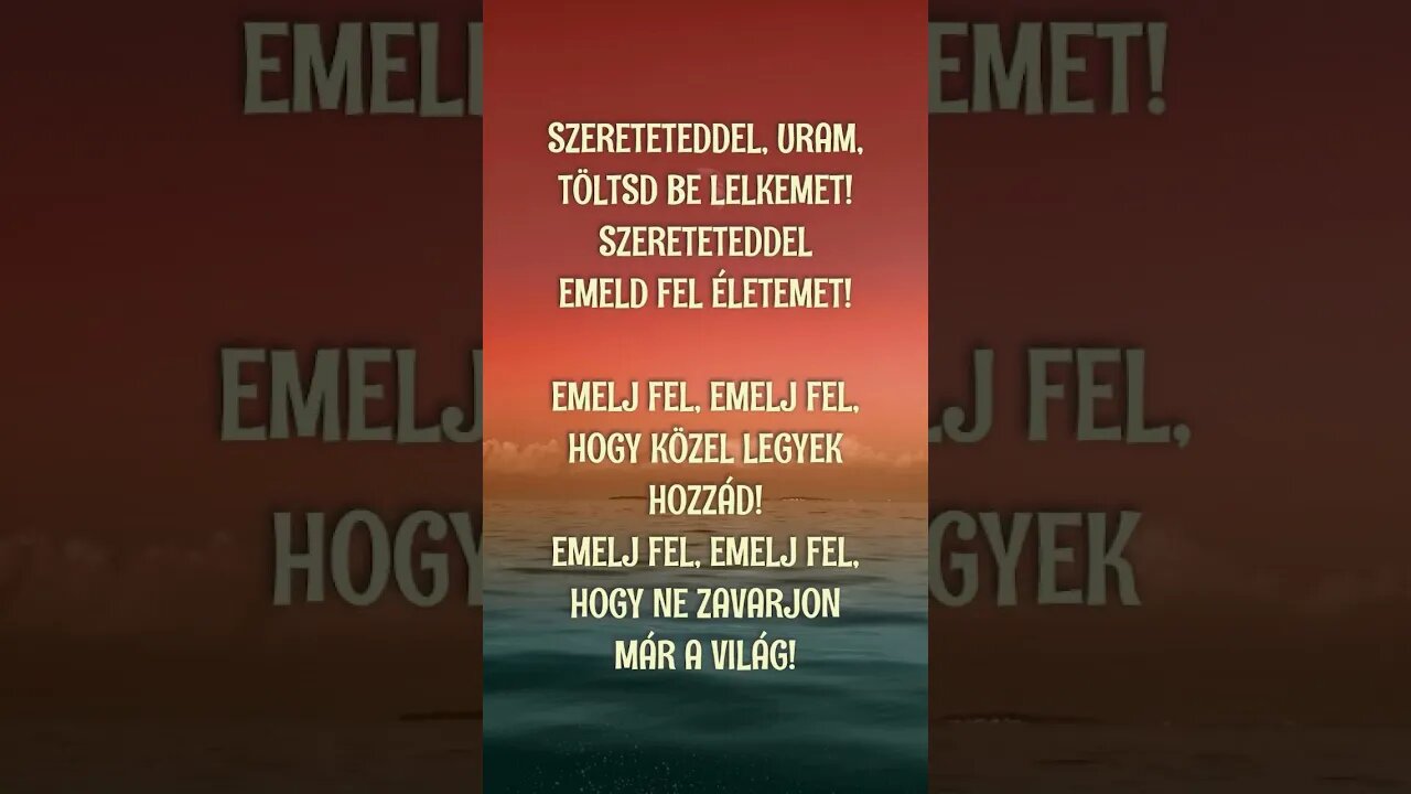 Emelj fel (Szereteteddel, Uram, töltsd be lelkemet) #zene #dal #ének #gitár