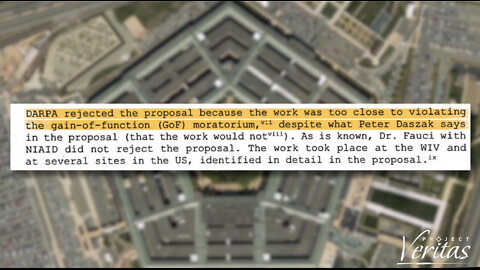 FULL VIDEO: Military Documents About Gain of Function Contradict Fauci Testimony Under Oath