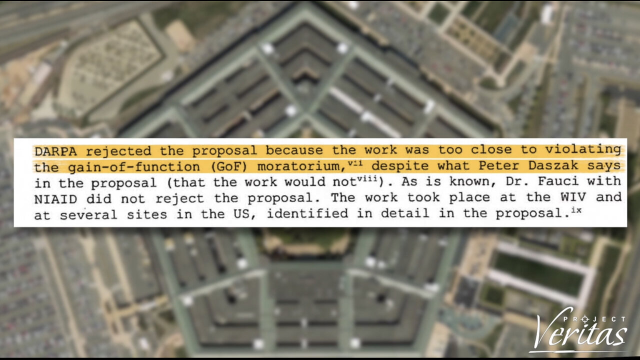 FULL VIDEO: Military Documents About Gain of Function Contradict Fauci Testimony Under Oath