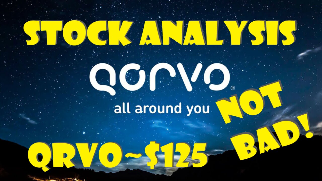 Stock Analysis | Qorvo, Inc. (QRVO) | NOT BAD!