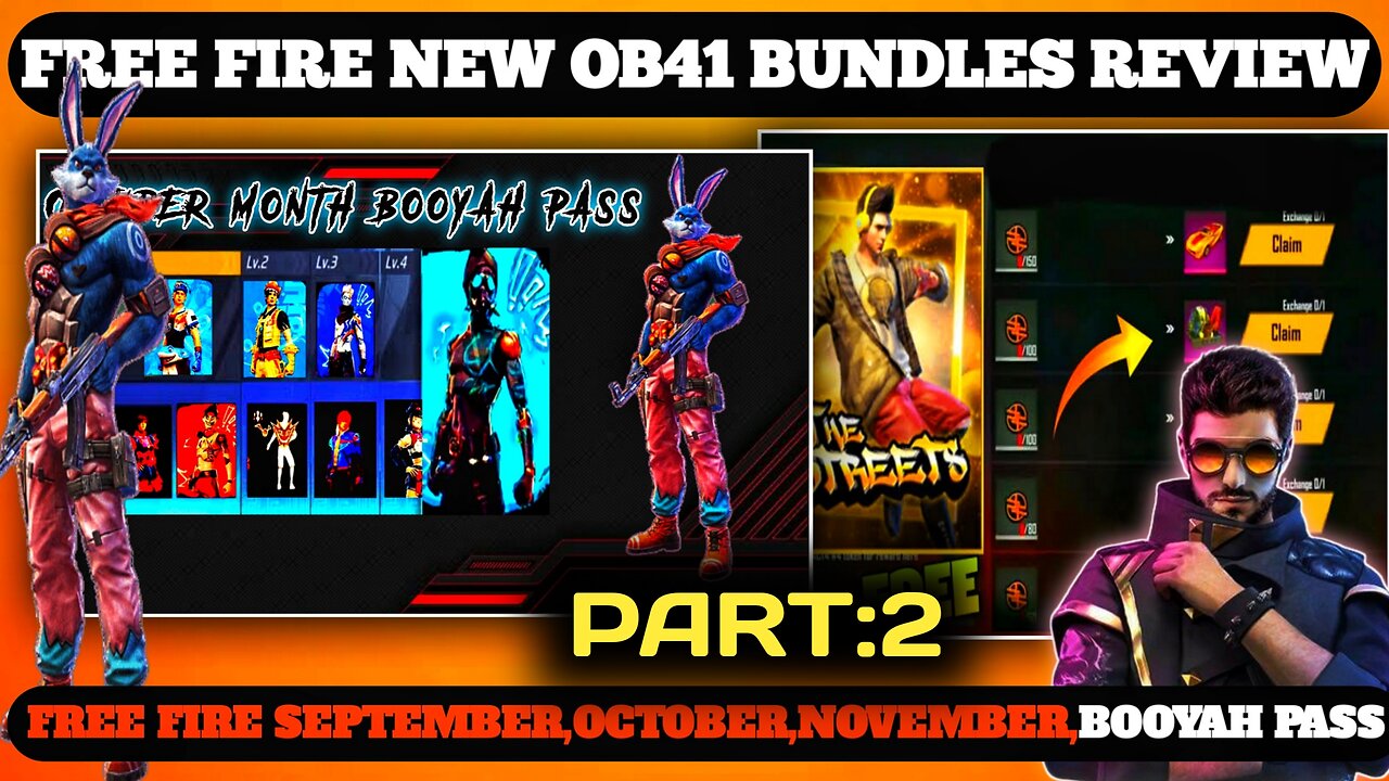 OB41 ALL NEW BUNDLE REVIEW FREE FIRE NEW BUNDLE PART :2