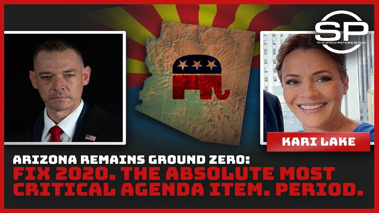 ARIZONA REMAINS GROUND ZERO: FIX 2020. THE ABSOLUTE MOST CRITICAL AGENDA ITEM. PERIOD.