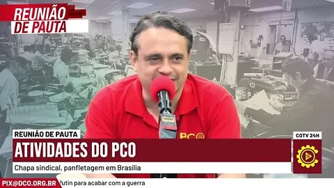 Panfletagem do PCO em Brasília e lançamento da chapa sindical para as eleições da CSN | Momentos